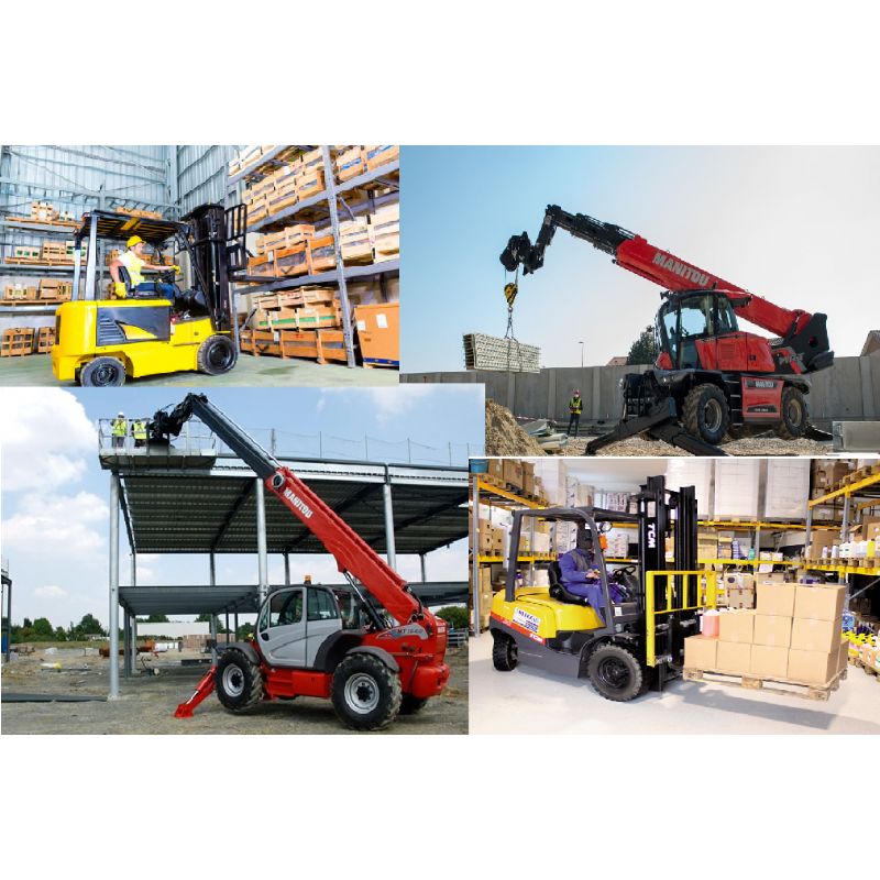 ADDETTI ALLA CONDUZIONE DI CARRELLI ELEVATORI  INDUSTRIALI SEMOVENTI , SOLLEVATORI TELESCOPICI FISSI E ROTATIVI